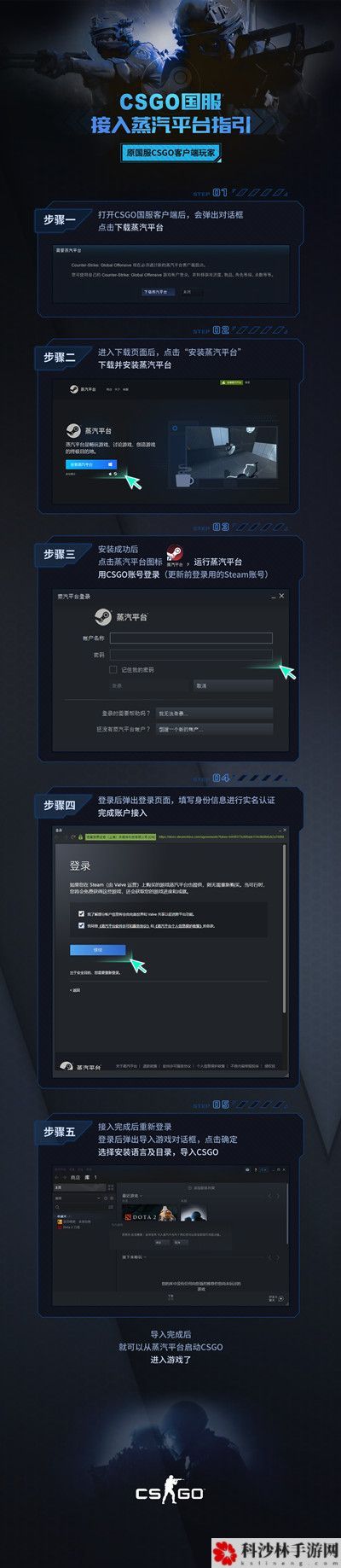 CSGO接入蒸汽平台怎么操作？蒸汽平台账号导入方法详解[多图]图片4