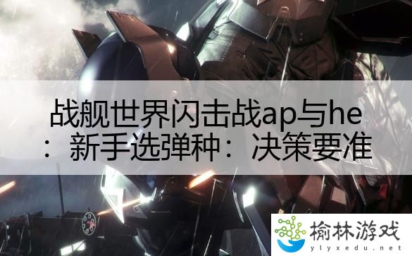 战舰世界闪击战ap与he：新手选弹种：决策要准