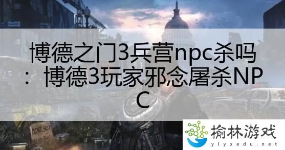 博德之门3兵营npc杀吗：博德3玩家邪念屠杀NPC