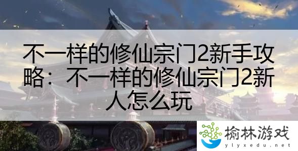 不一样的修仙宗门2新手攻略：不一样的修仙宗门2新人怎么玩