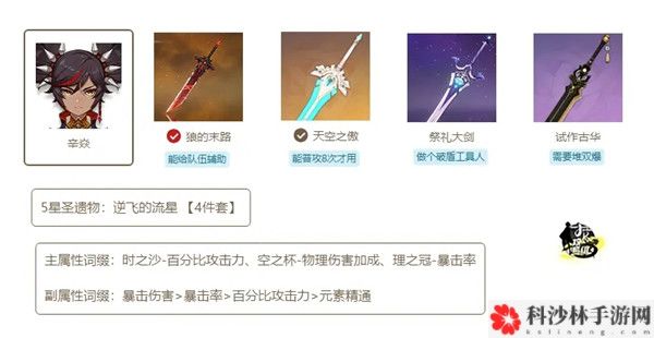 原神1.4版本武器及圣遗物怎么搭配？全属性角色武器圣遗物搭配攻略大全[视频][多图]图片9