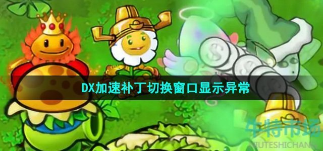 植物大战僵尸杂交版2.2版本DX加速补丁切换窗口显示异常怎么办