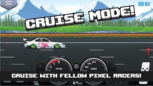 pixel  car  racer