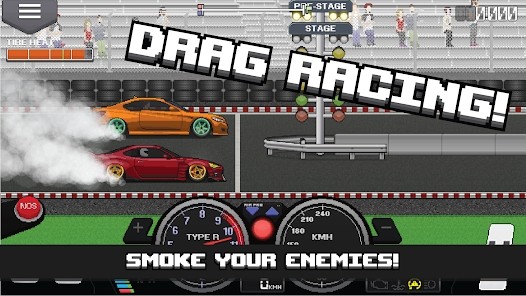 pixel car racer